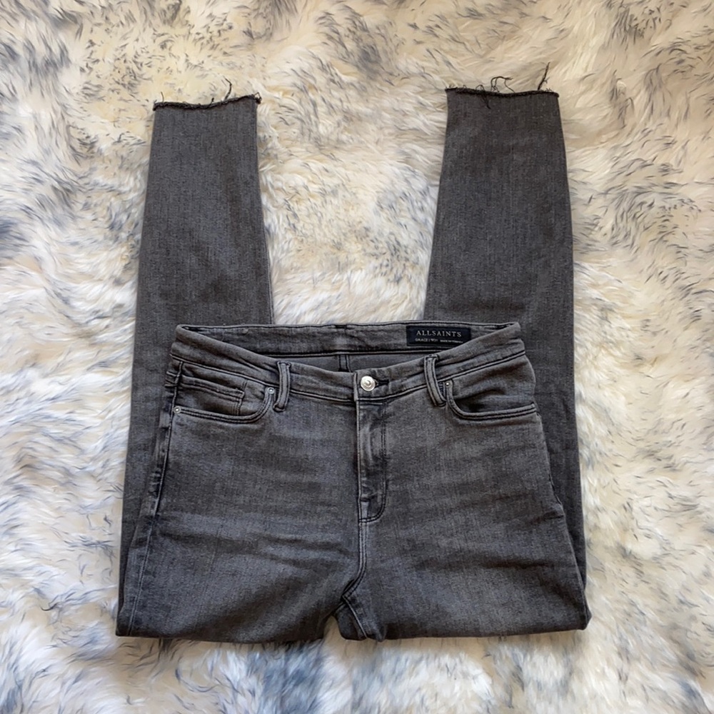 All Saints Women's Gray Jeans